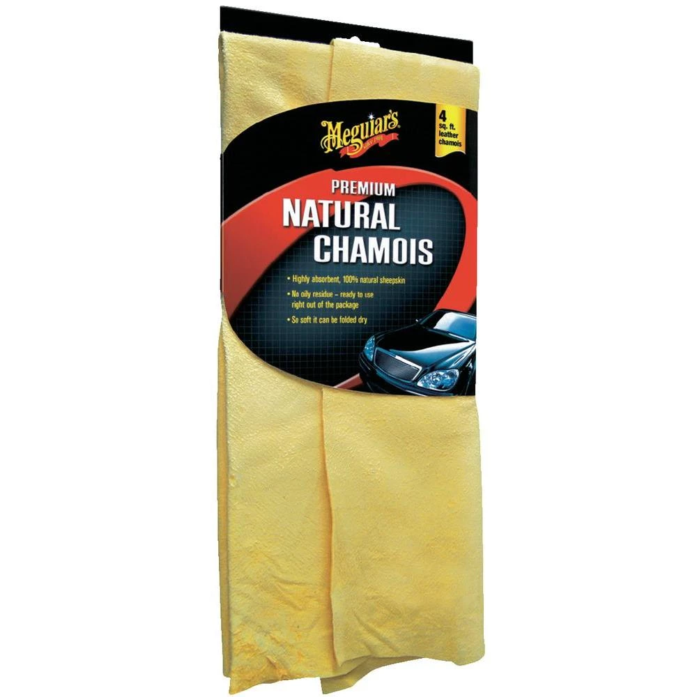 Krpa od prirodne kože MeguiarsPremium Natural Chamois X2110, 1 komad slika