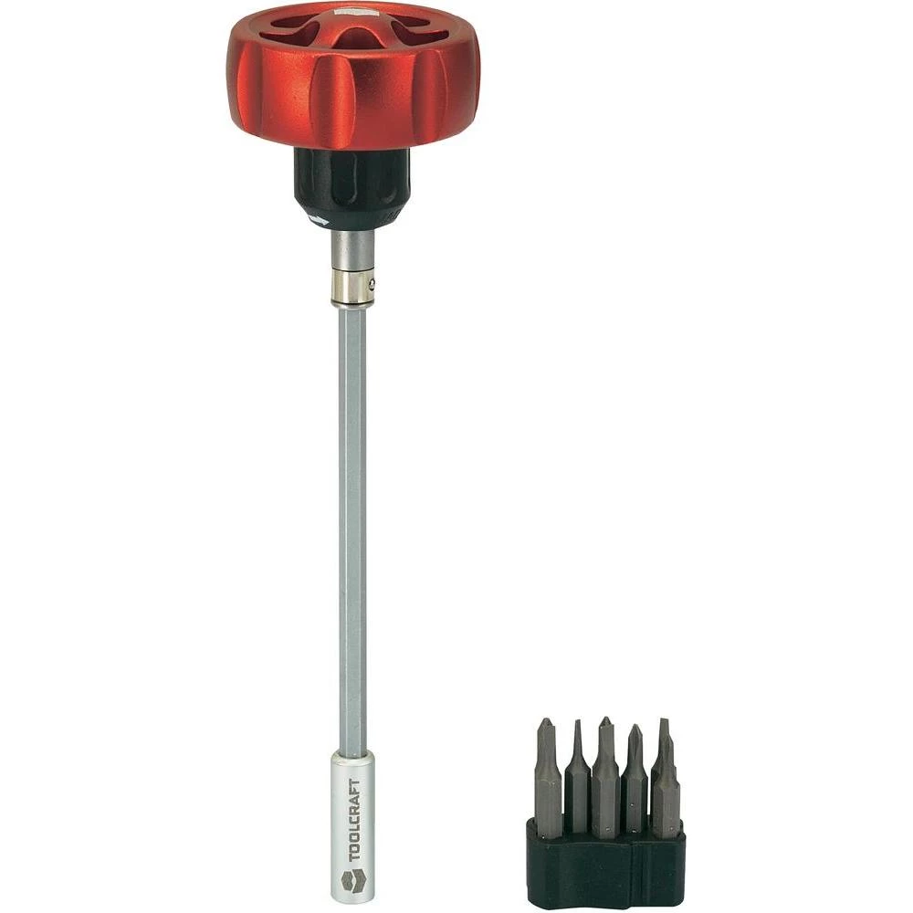 Ručna račna u kompletu s 10 komada mikrokrižnih nastavaka 394618 TOOLCRAFT slika