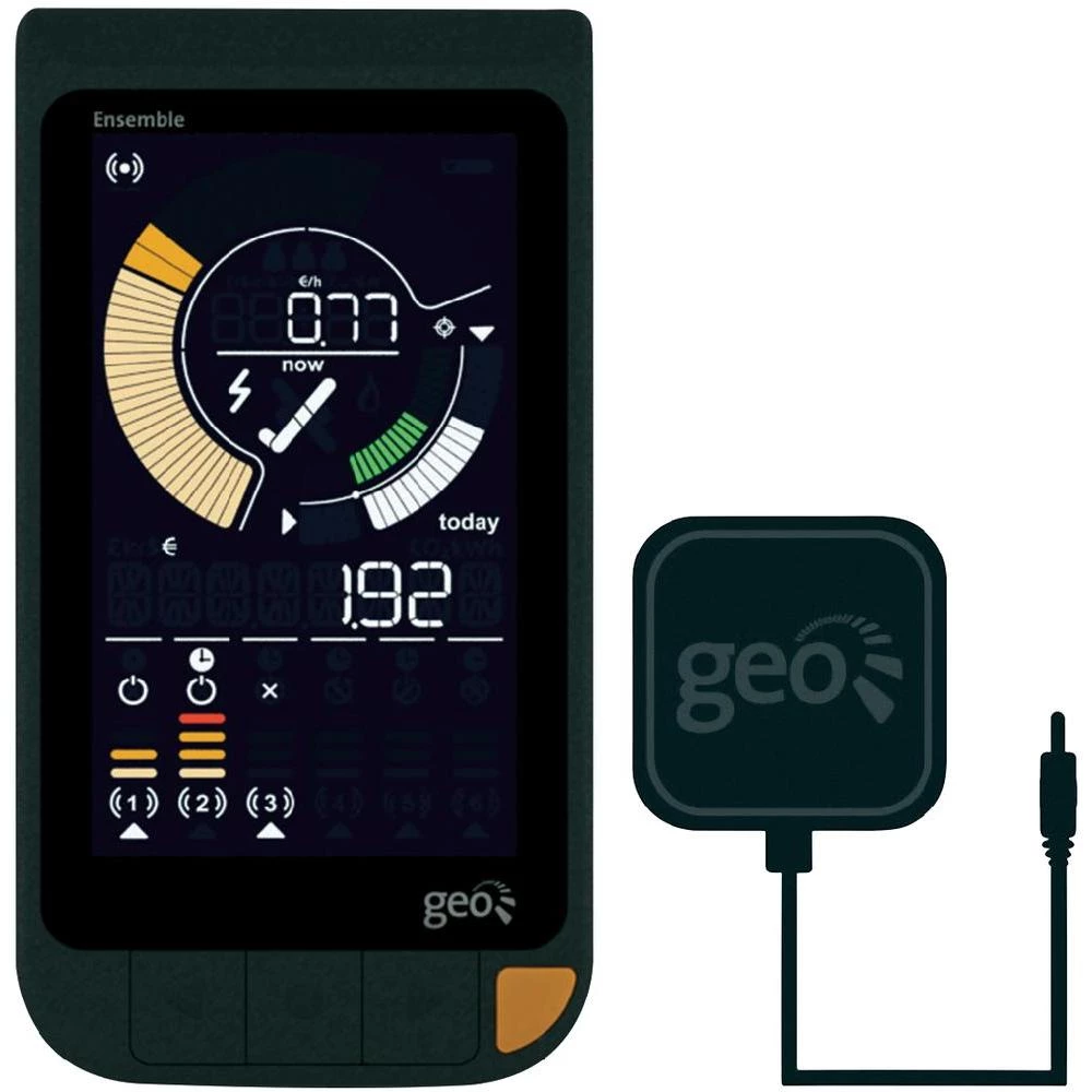 GEO PCK-EN-005 Prikaz potrošnje energije GEO Ensemble LED, LCD-zaslon slika