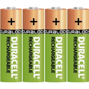NiMH akumulatorska baterija Duracell, tipa AA, 1.300 mAh, 1,2 V, 4 komada, HR6, slika