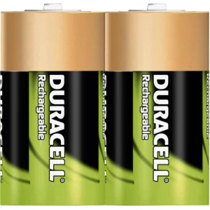 NiMH akumulatorska baterija Duracell, tipa C, 2.200 mAh, 1,2V, 2 komada, HR14, L slika