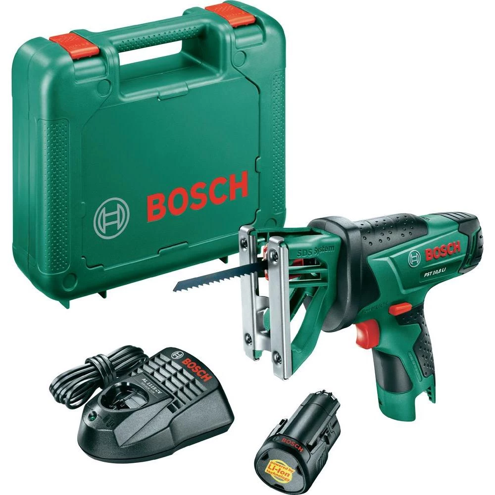 Akumulatorska multifunkcijskažaga Bosch PST 10, 8 Volt 1,5Ah Li-Ion akumulator 0 slika