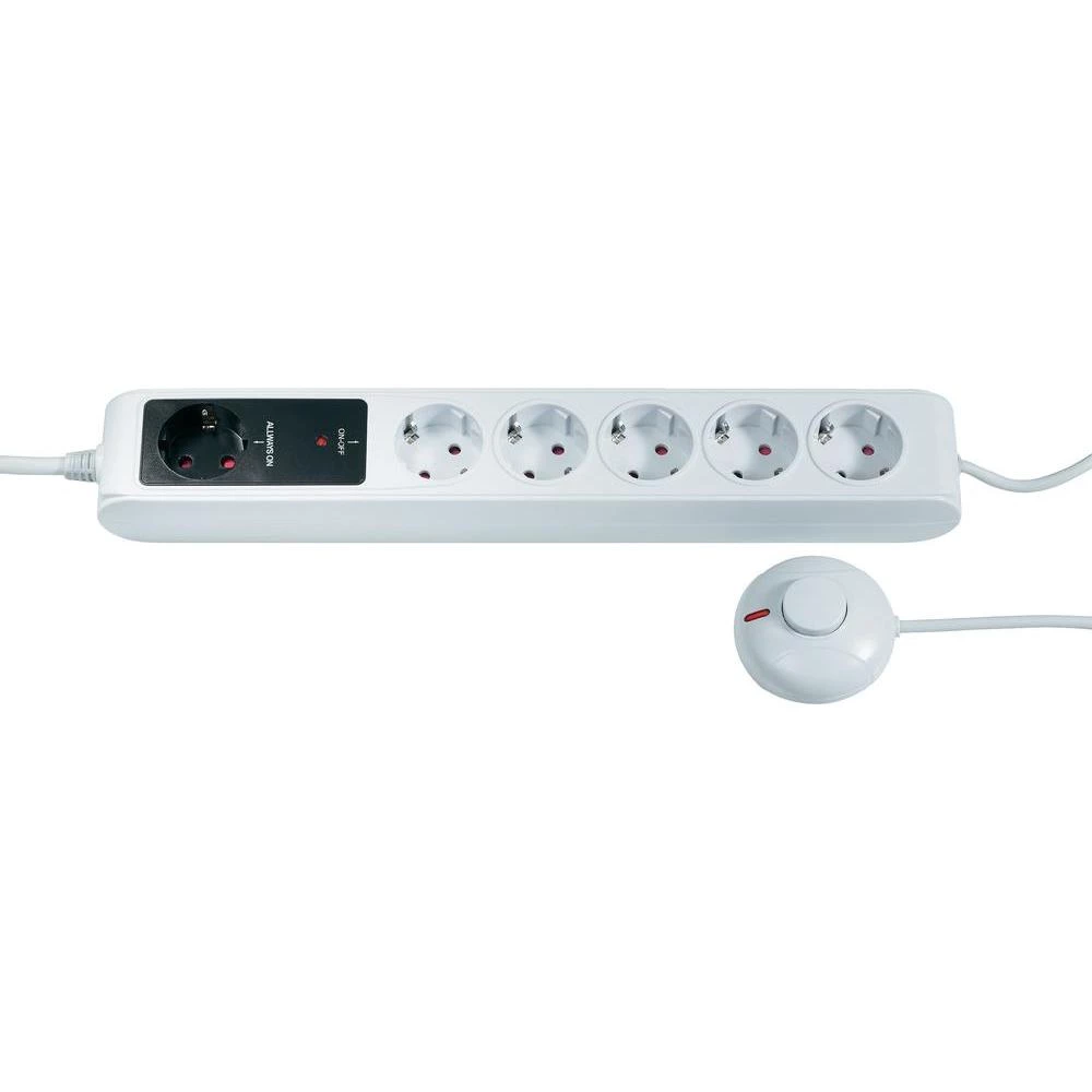 Letva sa 6 utičnica s nožnim prekidačem MSE02-G6 Conrad slika