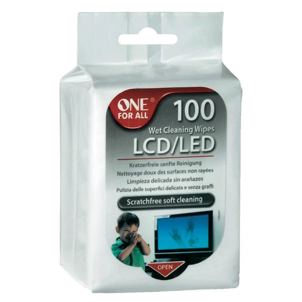 OneForAll SV 8405 Wet Cleaning Wipes krpice za čišćenje LCD/LED 1 Pckg. slika