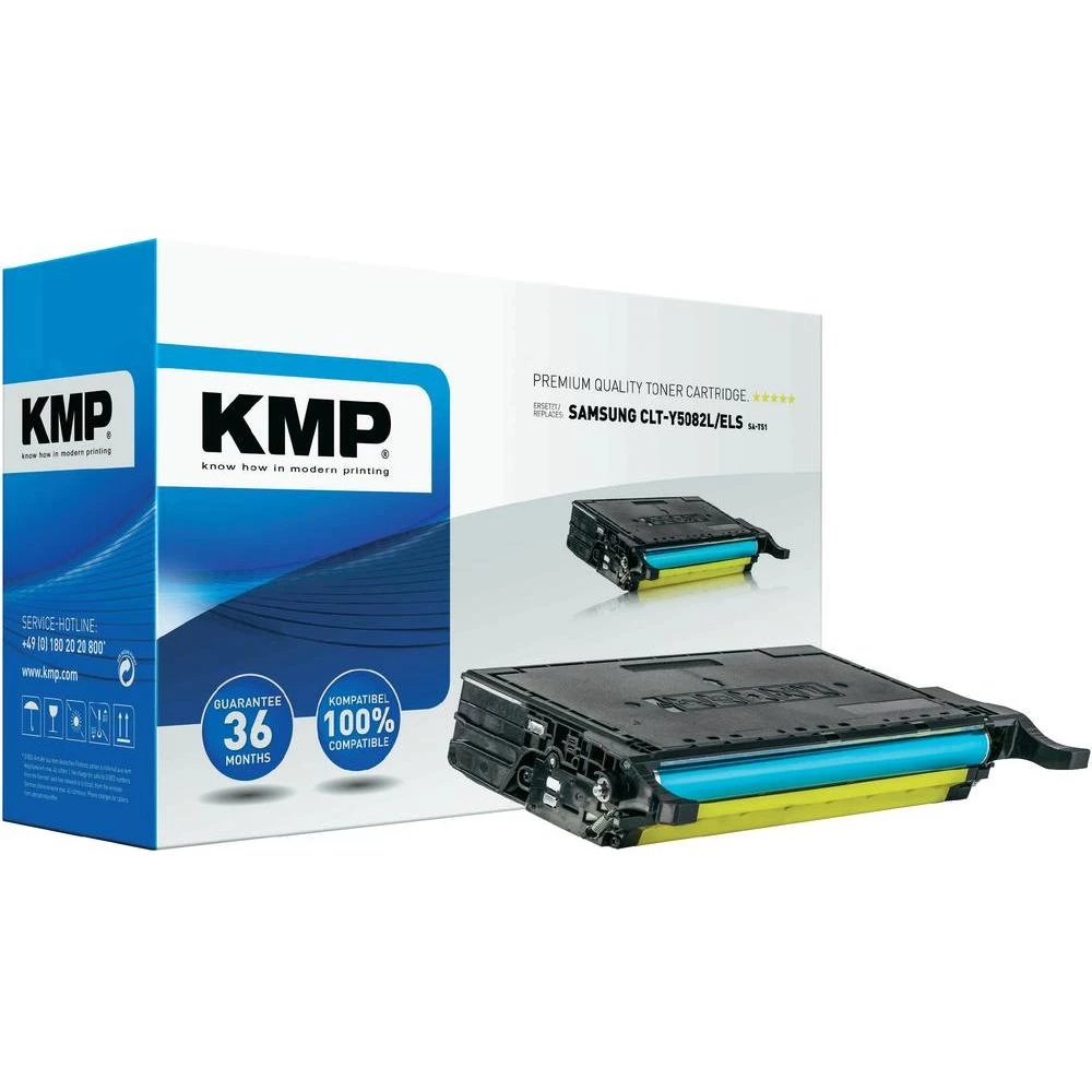 Zamjenski toner KMP SA-T51, 3507,HC09, zamjenjuje Samsung CLT-Y5082L, žute boje slika