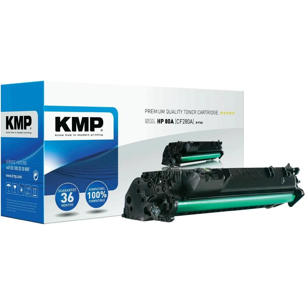 Zamjenski toner KMP H-T163, 1235,0000, zamjenjuje HP CF280A(80A), crne boje slika