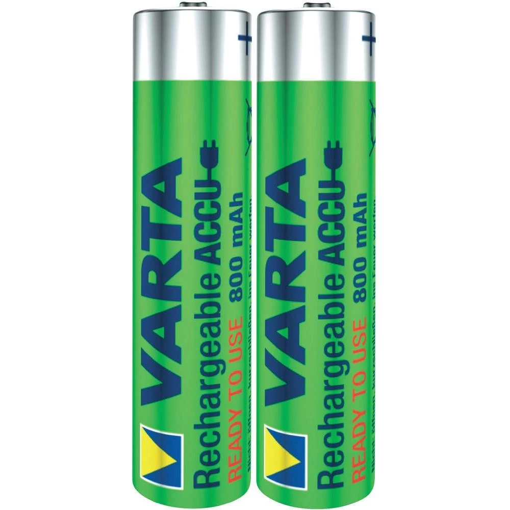 Akumulatorska baterija Varta Toy Ready2Use, tipa AAA, 800 mAh, 1,2 V, 2 komada, slika