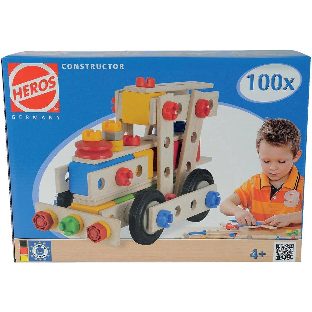 100-delni komplet za sastavljanje Heros Constructor, br. modela: 6, od 4. godine slika