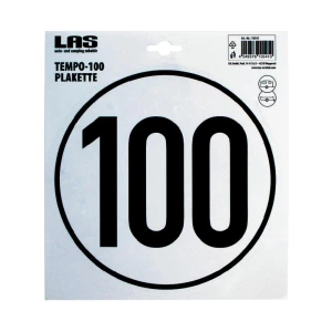 Nalepnica ograničenje brzine od 100 km / h LAS 10541 slika