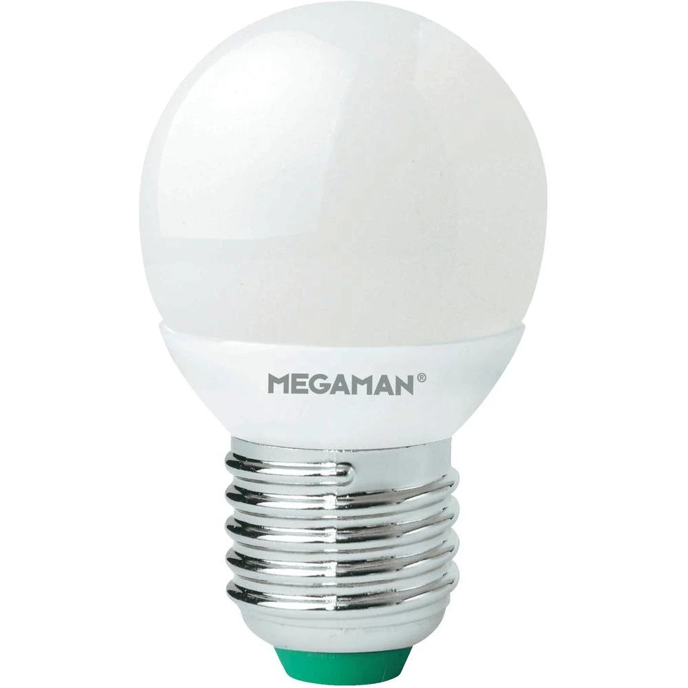 LED-žarulja MEGAMAN LED E27 3.5W = 25W topla bijela, kapljičastog oblika MM21040 slika