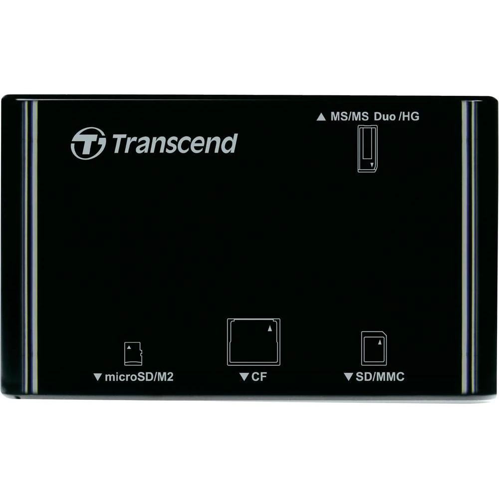 Višefunkcijski čitač kartica Transcend P8, USB 2.0, crne boje TS-RDP8K slika