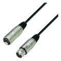 Mikrofonski kabel, 6 m, crne boje, ženski XLR-konektor/muški XLR-konektor K3MMF0 slika