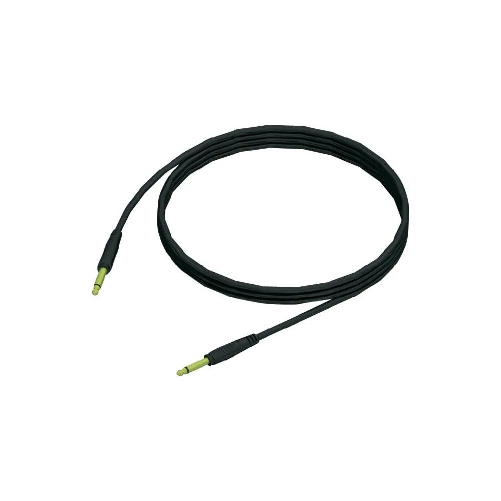 Kabel za glas. instrumente, 1,5 m, crne boje, 6,3 mm banana konektor/6,3 mm bana slika