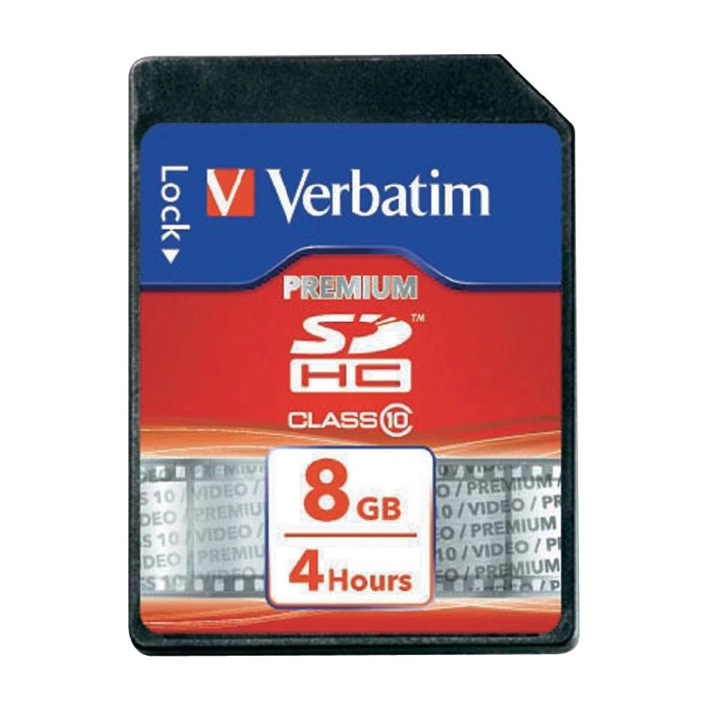 VERBATIM SDHC KARTICA 8GB klasa 10 43961 slika