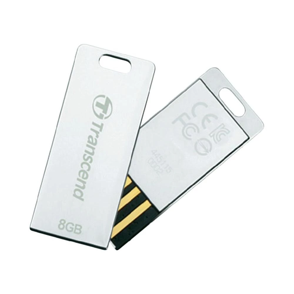USB-ključ Transcend JetFlash T3S, srebrne boje, 8 GB, USB 2.0 TS8GJFT3S slika