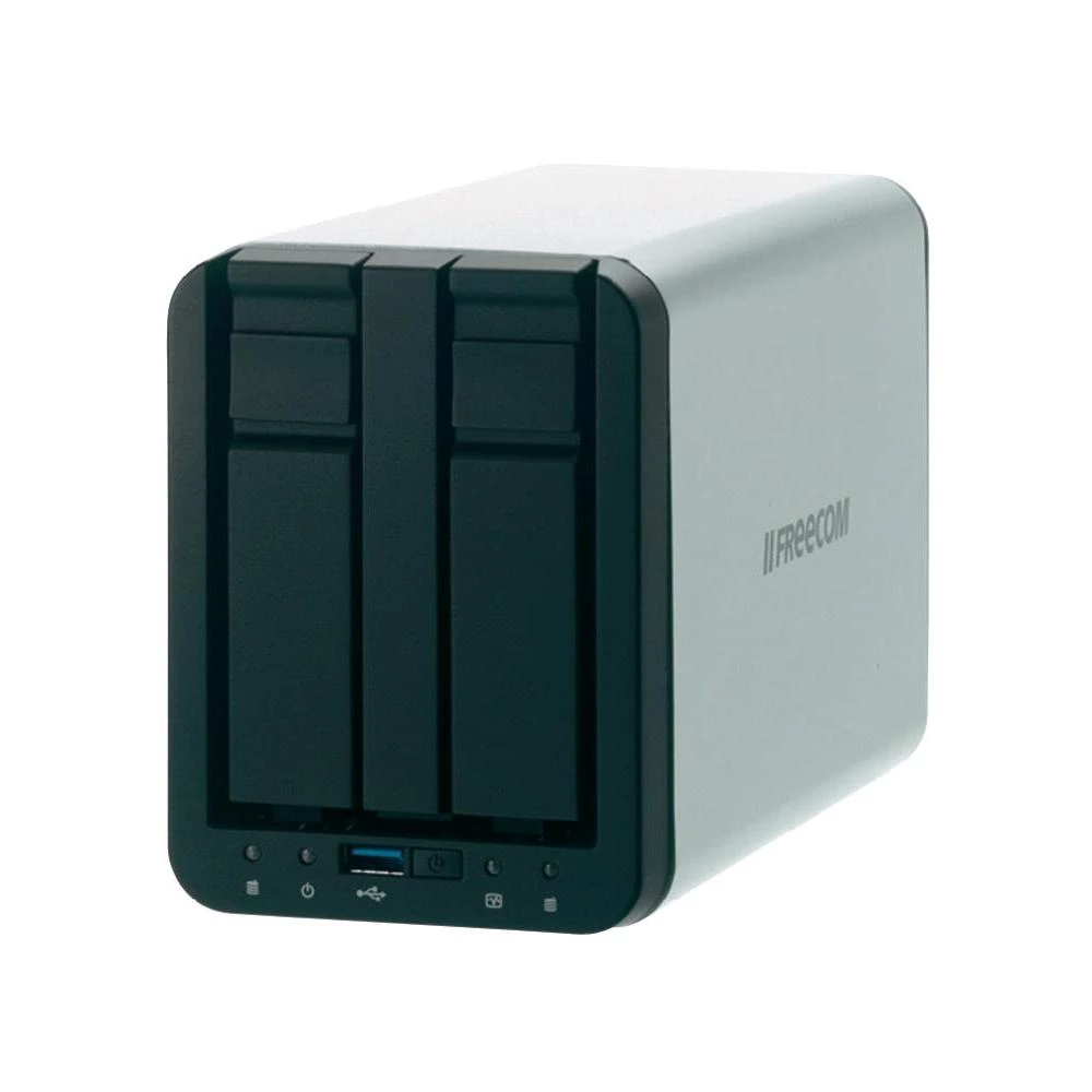Dva zamjenljiva mmrežna tvrdadiska USB 3.0 u kućištu Freecom Silverstore 2-Drive slika