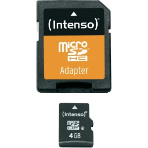 Kartica microSDHC Intenso, 4 GB, klasa 4, sa SD-adapterom 3403450 slika