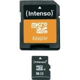 Kartica microSDHC Intenso, 16GB, klasa 4, sa SD-adapterom 3403470