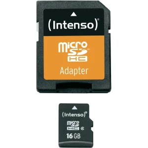 Kartica microSDHC Intenso, 16GB, klasa 4, sa SD-adapterom 3403470 slika
