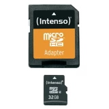 Kartica microSDHC Intenso, 32GB, klasa 4, sa SD-adapterom 3403480
