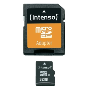 Kartica microSDHC Intenso, 32GB, klasa 4, sa SD-adapterom 3403480 slika