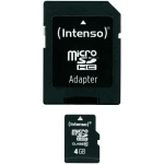 Kartica microSDHC Intenso, 4 GB, klasa 10, sa SD-adapterom 3413450