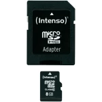 Kartica microSDHC Intenso, 8 GB, klasa 10, sa SD-adapterom 3413460