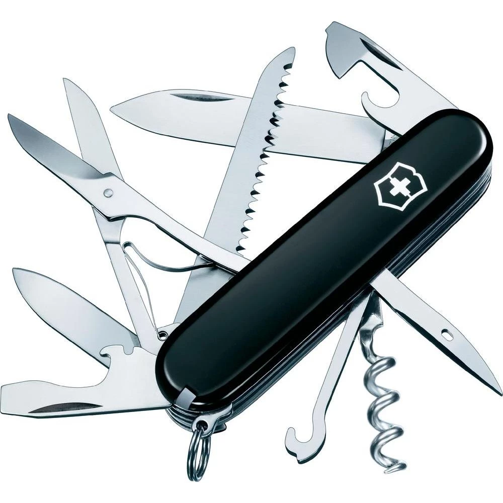 Victorinox Sšvicarski nož Huntsman broj funkcija 15 crni 1.3713.3 slika