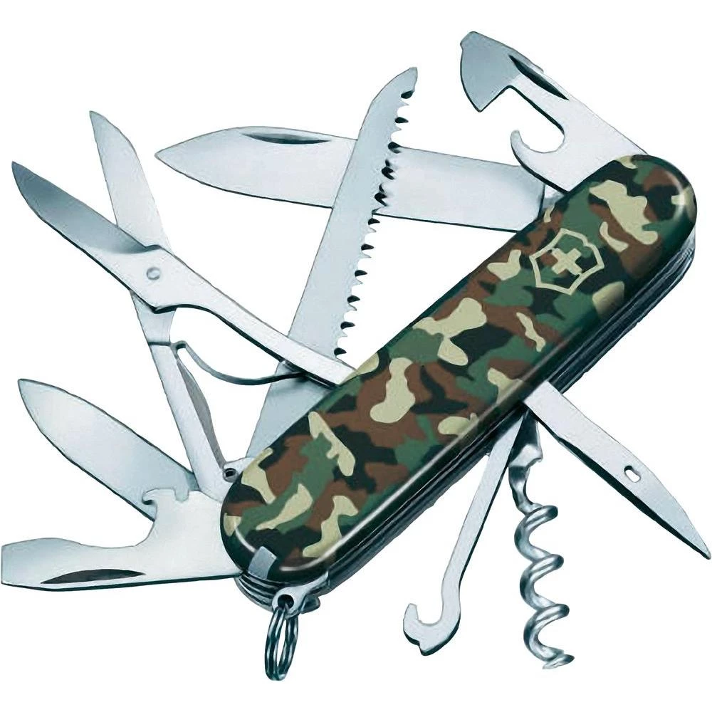 Victorinox švicarski nož Huntsman broj funkcija 15 maskirni 1.3713.94 slika
