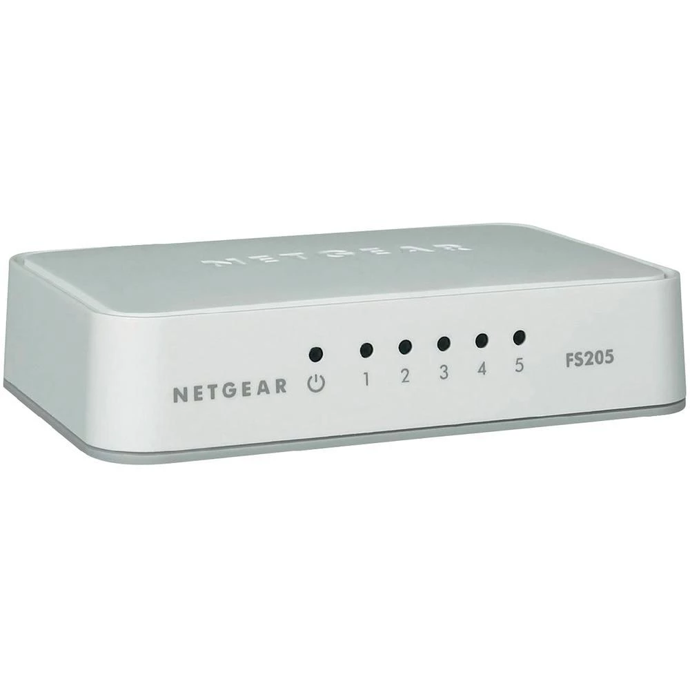5-portni mrežni prekidač Netgear FS205-100PES, brzi Ethernet slika