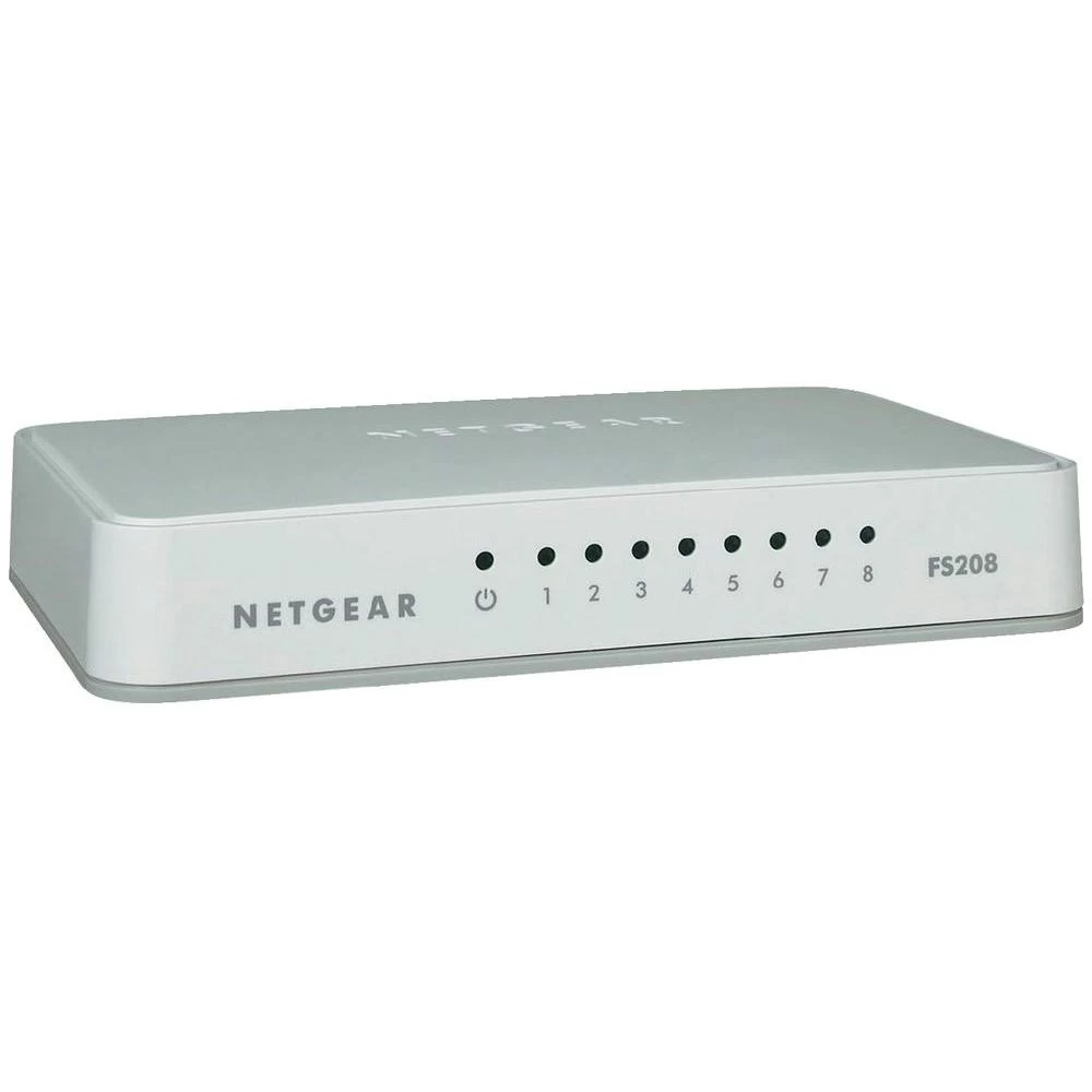 8-portni mrežni prekidač Netgear FS208-100PES, brzi Ethernet slika
