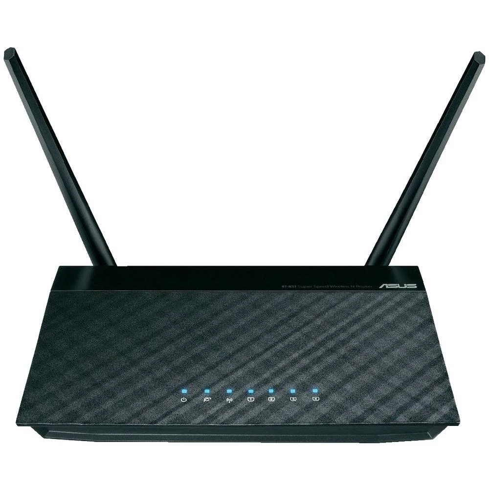 WLAN-Router - usmjerivač 2.4 GHz 300 MBit/s Asus RT-N12 90-IG10002M10-3PAO- slika