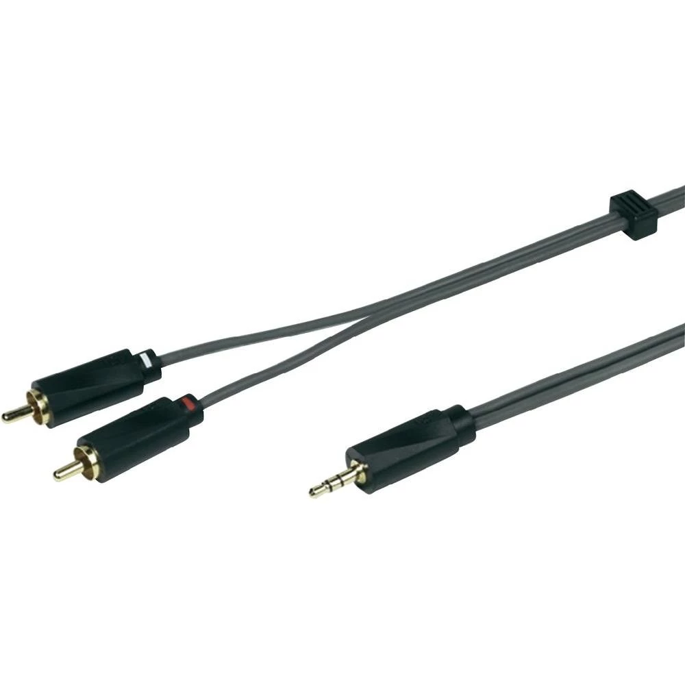 Sound & Image-Činč/JACK audio priključni kabel [2x utikač - 1x utikač 3.5mm] 3m, slika