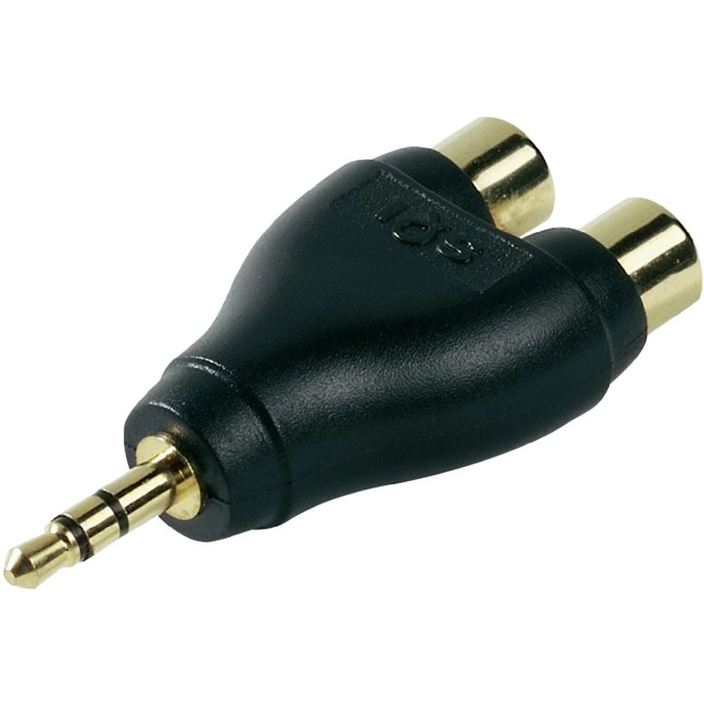 Sound & Image-Cinch/JACK audio Y-adapter [1x JACK, muški, 3.5mm/2x činč, ženski] slika