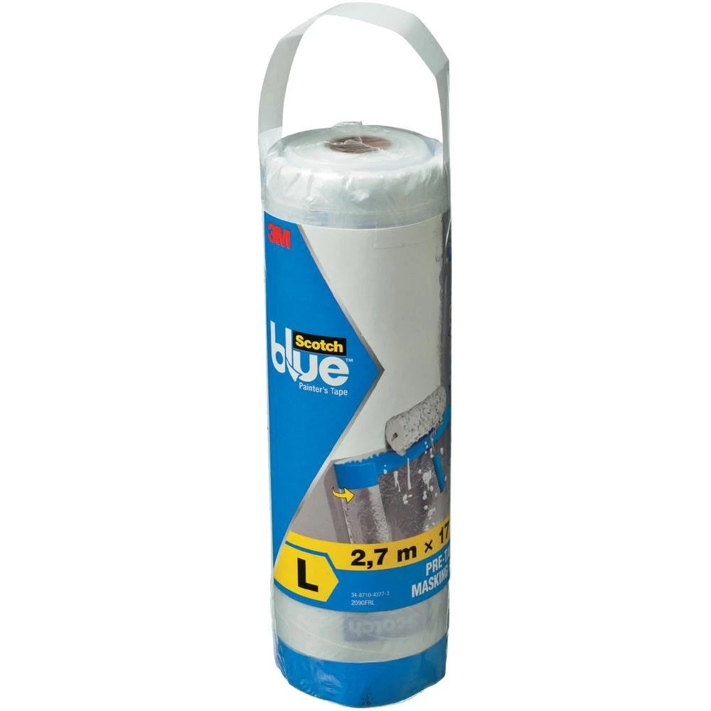 Zaštitna folija 3M Scotch Blue2090FRL, (D x Š) 17 m x 2,7 m, prozirna, sadržaj: slika