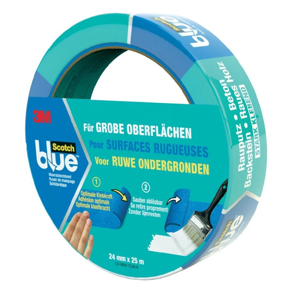 Zaštitna traka 3MScotchBlue, 20963625, (D x Š) 25 m x 36 mm, plava, 1 kolut CT0 slika