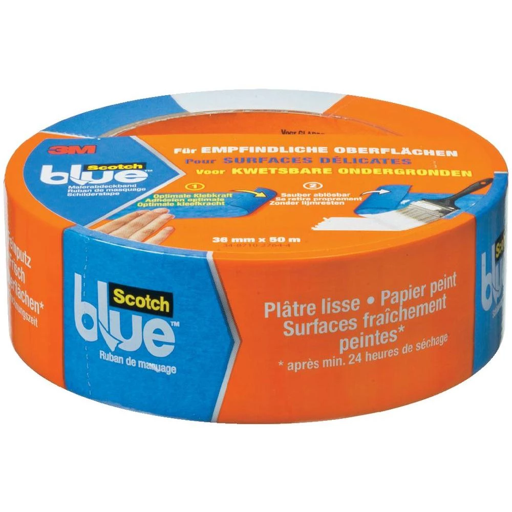Zaštitna traka 3MScotch Blue 80EU3650, (D x Š)50 m x 36 mm, plava, 1 kolut 7000 slika