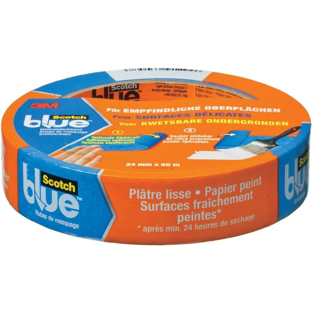 Zaštitna traka 3MScotch Blue 80EU2450, (D x Š)50 m x 24 mm, plava, 1 kolut 7000 slika