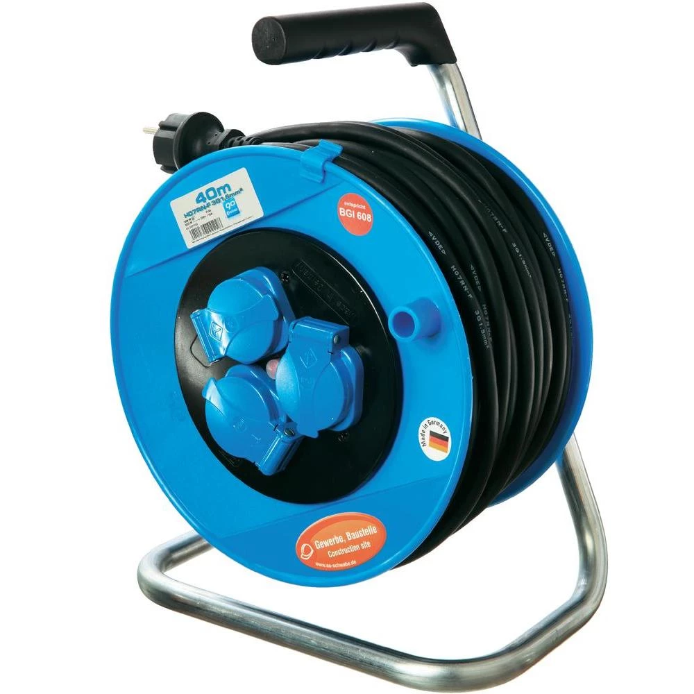 Kabelski bubanj AS Schwabe, ulazi: Sigurnosni plug, H07RN-F3G 1, 5 mm2 slika