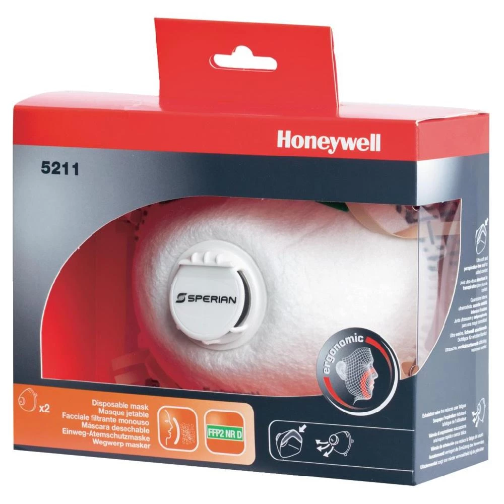 Zaštitna maska Honeywell 5211,1015916, FFP2D, 2 komada slika