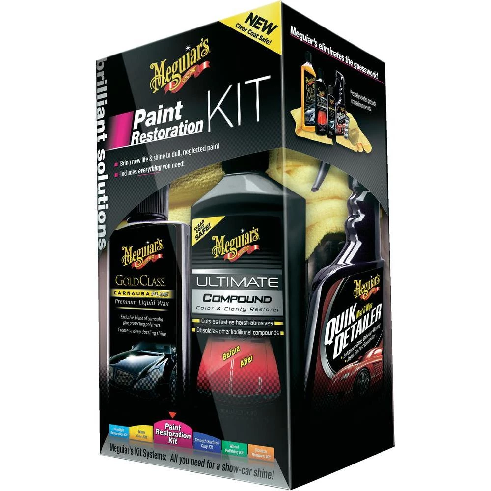 Komplet za njegu i zaštitu laka Meguiars G3300 Brilliant Solutions Paint Restora slika