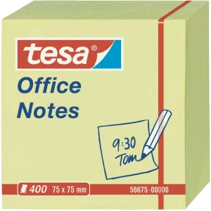 Ljepilni listići Tesa Office Notes, 56675, (D x Š) 75 mm x 75mm, žute boje, komp slika