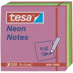 Ljepilni listići Tesa Neon Notes, 56684, 75 mm x 75 mm, ružičasti,žuti, zeleni,