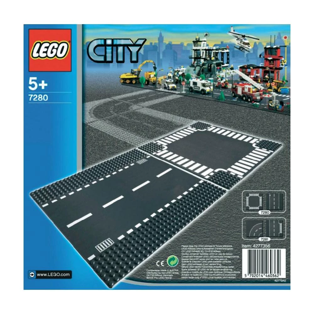 Ravna cesta/raskrsnica LEGO City 7280 4519561 slika
