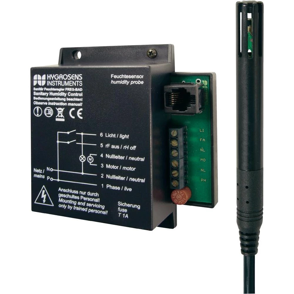 B & B Thermotechnik FREG-BAD-Regulator vlage u sanitarijama, Hygrosens, 0-100% r slika