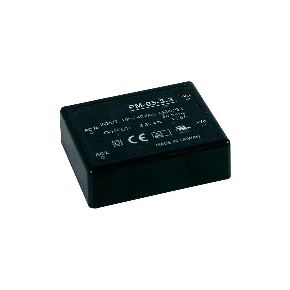 MeanWell PM-05-5 -Mrežni napajač za tiskano vezje, 5 V/DC, 1 A, 5 W slika