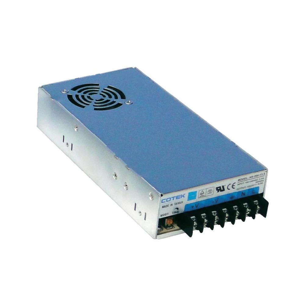 Ugradbeni adapter napajanja Cotek AK 200-24, serije AK, 24 V/DC, 8,4A, 200 W slika