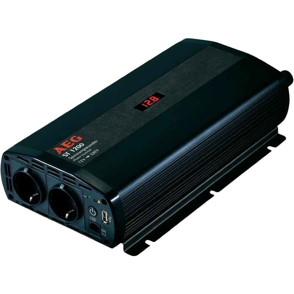 Naponski pretvarač AEG ST 1200, 1200 W, 12 V/DC (10,5-12,0 V/DC) - 230 V/AC 9711 slika