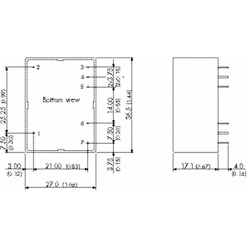 Ugradbeni adapter napajanja TracoPowerTMPM 04105, 5 V, 800 mA, 4 W slika