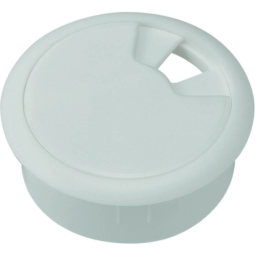 Conrad-Prilagodnik za kablove radne ploče, 68x27mm, ABS masa, bijel slika